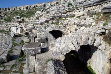 土耳其Miletus老希腊剧院图片
