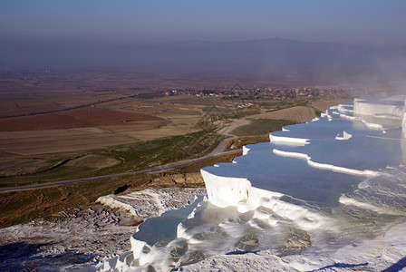土耳其帕穆卡勒的特雷弗丁瀑布图片