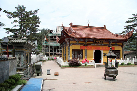 珠华山佛教修道院内图片