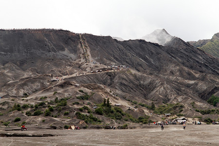 印度尼西亚火山Bromo的景象图片