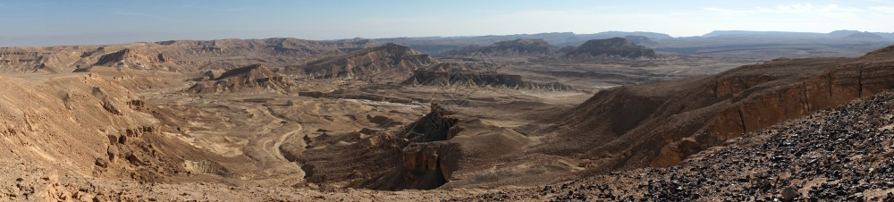 以色列内盖夫沙漠雷蒙火山坑附近区地图片