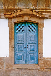 葡萄牙语家园长城中的WoodenDoor图片