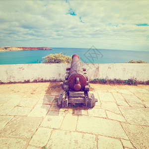 守卫葡萄牙塞格雷堡垒的老粗金刚Instagram效应图片