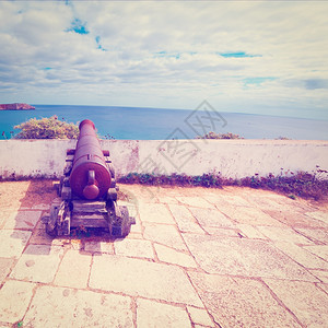 守卫葡萄牙塞格雷堡垒的老粗金刚Instagram效应图片