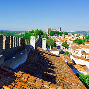 观看葡萄牙历史中心城市奥比多斯图片