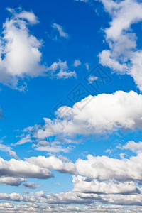 蓝春空中的白毛云图片