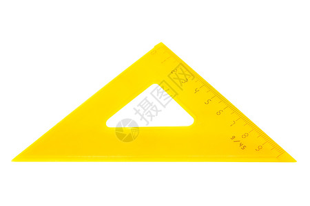 白色背景上的现代黄色三角形图片
