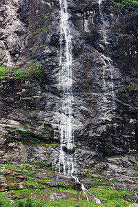 七姐妹瀑布在盖兰杰峡湾挪威图片