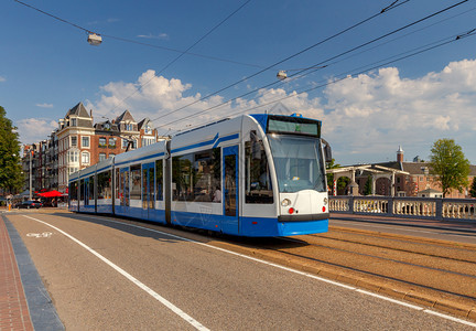 荷兰阿姆斯特丹城市电车图片