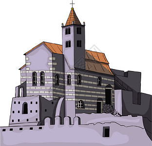 圣彼得教堂插图图片
