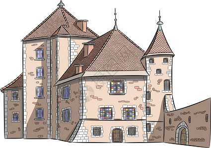 法国安妮西中世纪城堡图片