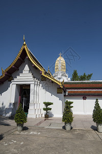 泰国北部菲察努洛克市的一座寺庙瓦夫拉寺遗址泰国Phitsanulok2018年11月泰国PHITSANULOKWATRATANA图片