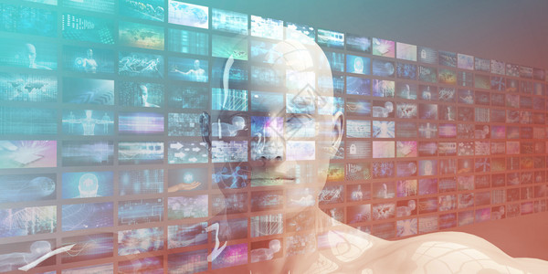 数字营销视频分析作为一种技术概念图片