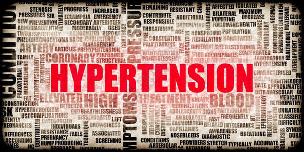 HBP高血压医疗疾病概念图片