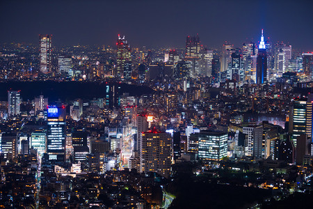 日本东京涉谷日本东京市风景背景
