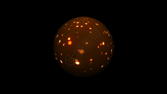 球体上闪的金星在黑色欢庆的3D背景球体上闪的金星在黑色欢庆的3D背景图片