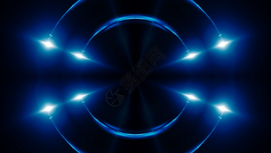 摘要蓝分光3D背景计算机生成背景蓝分光3d背景图片