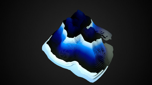 3D带有色层的地形图背景概念提供抽象图解地理概念带有色层的地形图背景概念提供抽象图解背景图片