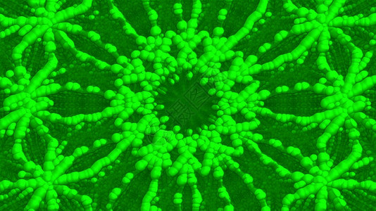 计算机生成了来自许多泡沫和抽象粒子的催眠绿色背景3D映射许多泡沫和抽象粒子催眠绿色背景计算机生成了映射背景图片