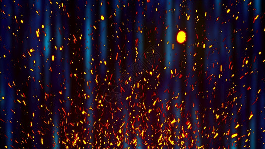 许多发光的火花飞起来计算机产生现代背景3个垂直线和火花的转化许多发光的火花飞起来计算机的生成3个使垂直线和火花的现代背景成为背景图片