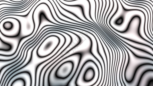3d代表抽象背景计算机生成了黑白运动和条纹的卷状景观代表抽象背景的3d代表黑白运动和条纹的卷状景观计算机生成了黑白条纹的卷状景观图片