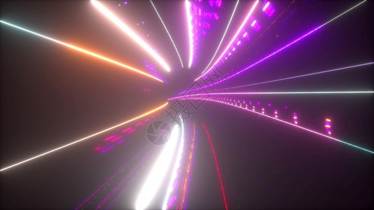 数字光隧道速度计算机生成3D光耀斑快速移动的电线简要背景计算机生成光耀斑抽象快速移动的电线摘要背景图片