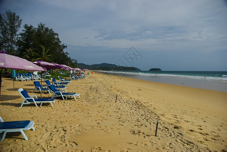 泰国的海滩岸线泰国的滩岸图片