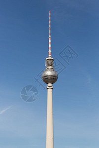 位于德国柏林亚历山大广场的电视塔图片