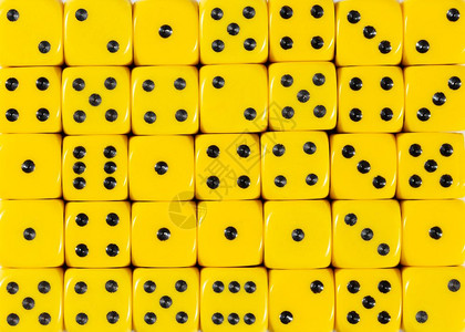 黄色骰子的图样背景随机订购黄色骰子的背景模式随机订购图片