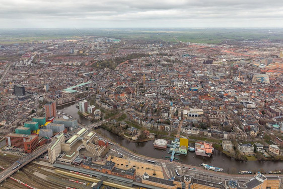 荷兰戈宁根空中观测天线城市图片