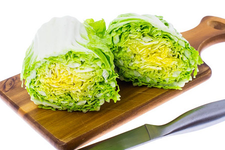 新鲜绿色大白菜的头摄影棚照片鲜青菜头图片