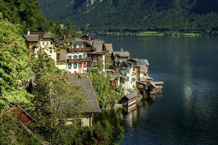 圣母玛利亚希尔夫朝圣教堂的Hallstat观图片