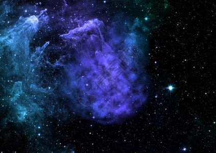 远距离闪烁的恒星阵列和冷宇宙云由美国航天局提供的图像元素远距离闪烁的恒星阵列和冷宇宙云图片