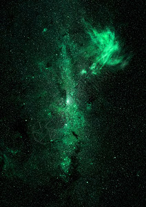 星空中的双子座星空中的荧光星云背景