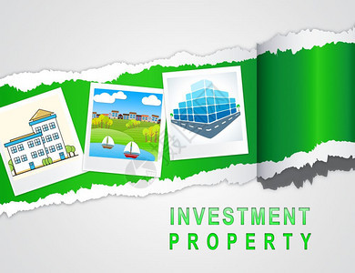 澳大利亚投资物业公司的照片描述了房地产购买或投资购买澳大利亚的房子或房子三维插图图片