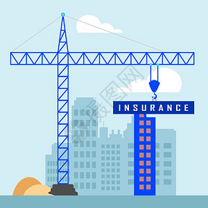 私人抵押保险市级分房或公寓保险财产赔偿和生命保障3d说明图片