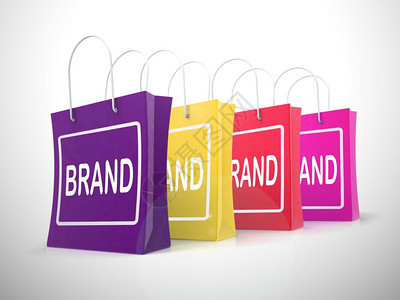 品牌身份显示使用商标进行公司承认标识或贸易志使消费者认识到这一点图片
