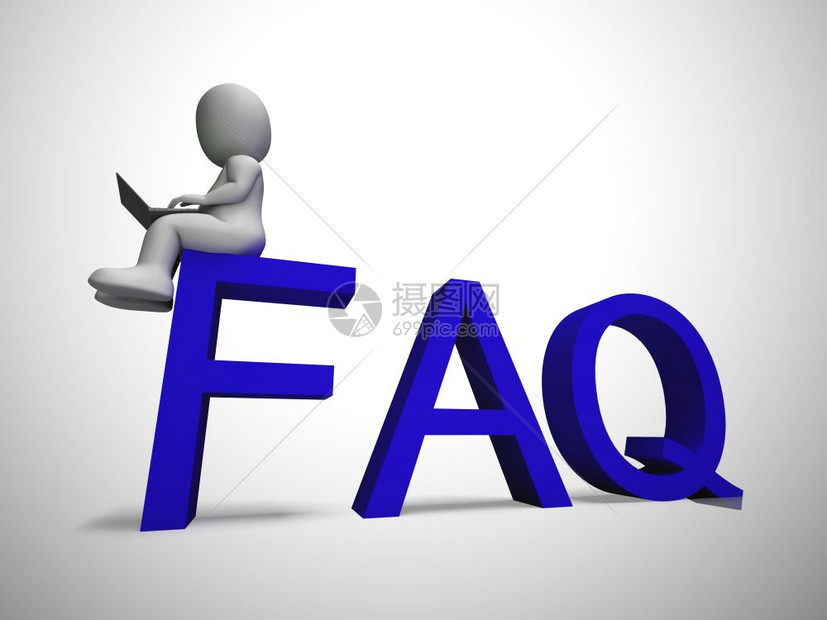 faq符号图标是指回答问题以帮助支持用户或工作人员
