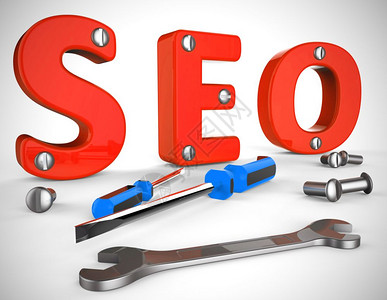 SEO概念图标是指搜索引擎对网站流量的优化图片