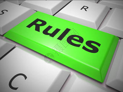 规则和条例的关键意味着法律政策和使用条件或要求3插图背景图片
