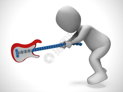 首席吉他手在摇滚乐或工具中使用的电吉他图片