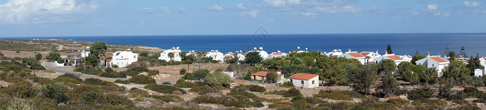 北塞浦路斯Sadrazamkoy村全景图片
