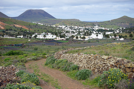 宁泽涛西班牙兰泽尔特岛Haria村背景