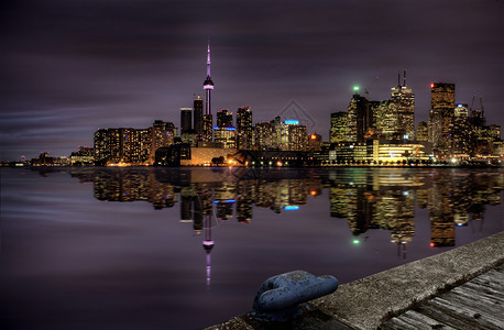 加拿大安略省多伦夜射天线图片