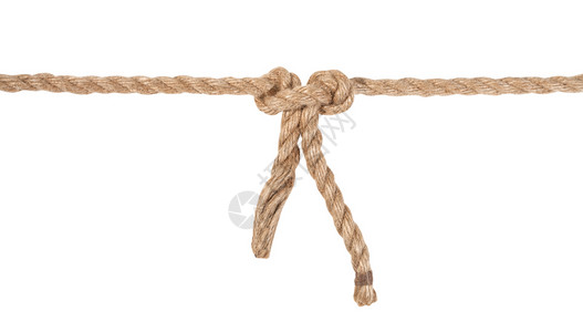 连接两根绳子白底的线背景图片