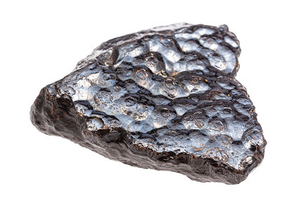 地质采集的天然矿物样本封闭在白色背景上孤立的肾矿石红铁岩孤立的肾矿红铁岩图片