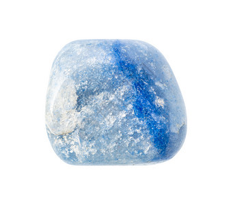 地质采集的天然矿物样本封存白色背景所隔离的金宝石quartz封存的蓝宝石quartz图片