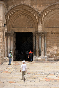 城市进入以色列耶路撒冷圣墓园教堂入口处以色列图片