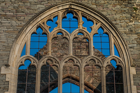 教会建筑窗户图片