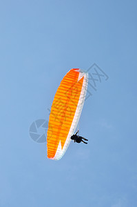 滑翔动降落伞清除飞行员图片